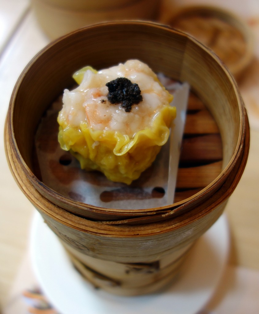 Steamed king's siu mai wth truffle